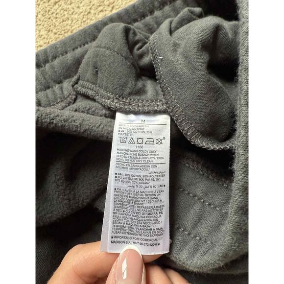 Old Navy Cotton Blend Pull On Drawstring Waist Jogger Pants Gray Men's Size Med - Picture 5 of 8